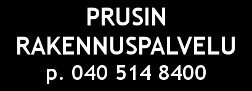 Prusin Rakennuspalvelu Oy logo